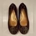 Tory Burch Shoes | Cute Used Brown Fur Tory Burch Reva Flats | Color: Brown | Size: 9