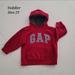The North Face Shirts & Tops | Baby Gap Red Fleece Hoodie Toddler Size 2t | Color: Gray/Red | Size: 2tb