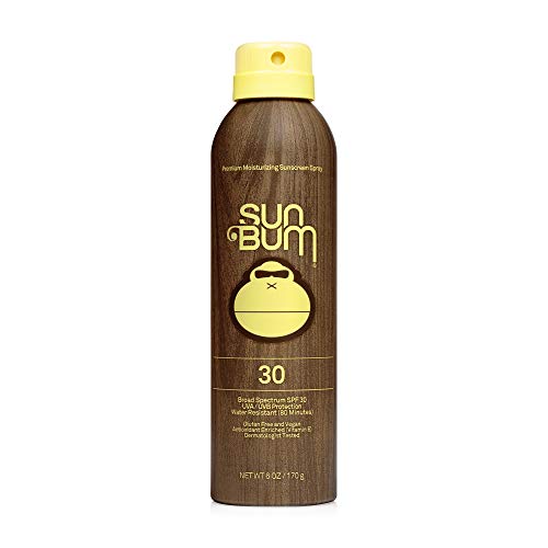Sun Bum Original SPF 30 Sunscreen Spray |Vegan and Reef Friendly (Octinoxate & Oxybenzone Free) Broad Spectrum Moisturizing UVA/UVB Sunscreen with Vitamin E | 6 oz
