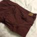 American Eagle Outfitters Shorts | Burgundy Short Shorts Aeo | Color: Brown/Black | Size: M