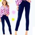Lilly Pulitzer Pants & Jumpsuits | Lilly Pulitzer Skinny Navy Pants | Color: Blue | Size: 00
