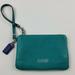 Coach Bags | Coach Pebbled Leather Wristlet Wallet Green Pouch Clutch | Color: Blue | Size: Os