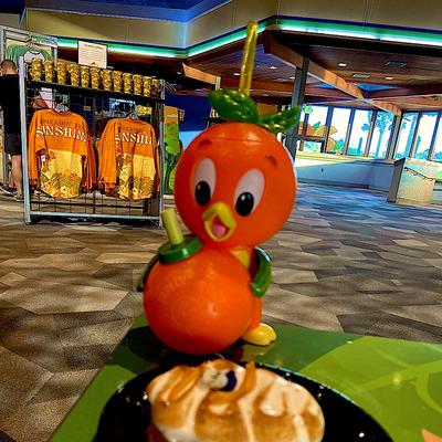 Disney Kitchen | 2023 Disney Park Epcot Orange Bird Sipper Flower And Garden Brand New | Color: Orange/Yellow | Size: Os