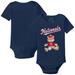 Infant Tiny Turnip Navy Washington Nationals Teddy Boy Bodysuit