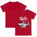 Toddler Tiny Turnip Red Cincinnati Reds Shark T-Shirt