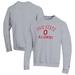 Men's Champion Gray Ohio State Buckeyes Alumni Logo Arch Pullover Sweatshirt