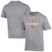 Men's Champion Gray Texas Longhorns Alumni Logo Stack T-Shirt