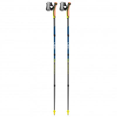 Leki - Traveller FX.One Carbon - Nordic Walking Stöcke Länge 125 cm grau/gelb