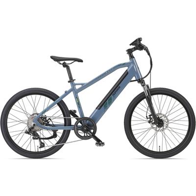 E-Bike TELEFUNKEN "Aufsteiger M915" E-Bikes Gr. 41 cm, 24 Zoll (60,96 cm), blau E-Bikes