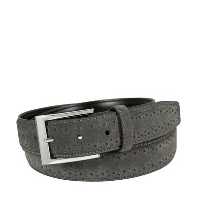 Florsheim Lucky Belt Grey 38 Leather