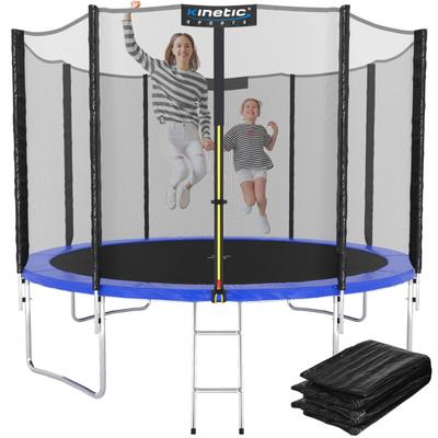 Trampolin Outdoor 'Salto Plus' - Komplett-Set für Kinder, usa Sprungtuch, Netz, Randpolster, Leiter Image
