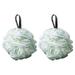 Scnor Bath Ball on Clearance- Shower Loofah Sponge Exfoliating Body Bath Flowers Bath and Bath Sponge Set Of 2