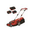 Rasaerba a batteria Einhell Rasarro 36/42 taglio Mulching con 2 batterie 5.2Ah