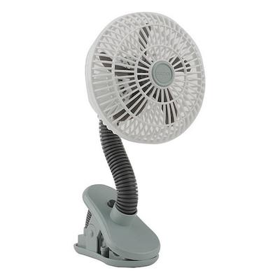 TREVA/O2COOL FC04805 Clip Fan, 1 Speeds, Gray