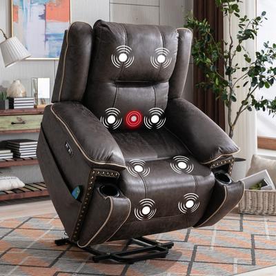 Power Lift comfortable chair with massage heating, cup holder and USB port