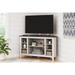 Signature Design by Ashley Dorrinson Corner TV Stand with Fireplace Option - 48 inches in width