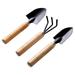 VerPetridure Garden Tool Sets Clearance 3 In 1 Plant Care Kit Wooden Non-Slip Ergonomic Handle Gardening Tool 3 Piece Gift Set for Home Garden Lawn Farm Herbs Indoor Outdoor