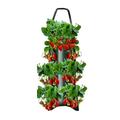 Upside Down Tomato Planter | Vertical Hang Garden Bag | Breathable Canvas Strawberry Planter Bags Flower Grow Bags Aeration Fabric Strawberry Planter Bags