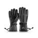 Thinsont 1 Pair Biking Glove Reusable Washable Winter Men Women Rock Climbing Snowboarding Mountain Bicycles Gloves Accessories Grey Type 2 L