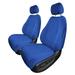 FH Group Neoprene Custom Fit Car Seat Covers for 2017-2022 Honda CR-V LX | EX | EX-L w Water Resistant Neoprene Insert Front Set - Solid Blue