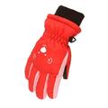 Winter Warm Gloves Outdoor Kids Boys Girls Snowboarding Snow Skating Windproof Durable Print Ski Gloves Little Kid Snow Gloves