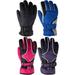 Cloud 9- Kids Cold Weather Water resistant Thinsulate Ski Gloves Girls Boys 3M Thinsulate Lined Kids Ski Gloves