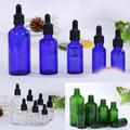 CXDa Dropper Bottle Empty Excellent Sealing Glass Refillable Storage Bottle with Dropper for Aromatherapy