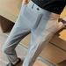 High Waist Men Dress Pants Trousers 2023 Autumn New British Style Straight Slim Fit Suit Pants Solid Casual Fashion Men Clothing