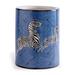 Port 68 Scalamandre Maison Zebra Champagne Bucket | 10.5 H x 6.5 W x 6.5 D in | Wayfair ACBS-393-04