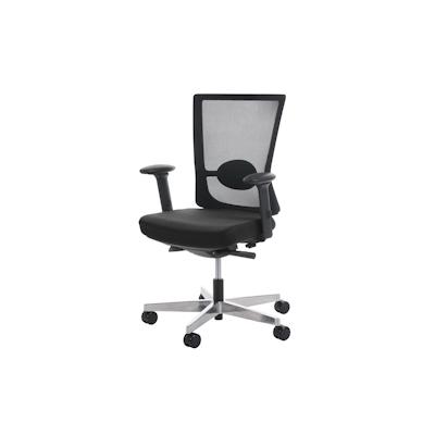 Mendler Bürostuhl MERRYFAIR Forte, Schreibtischstuhl, Sliding-Funktion ergonomisch ~ schwarz Image