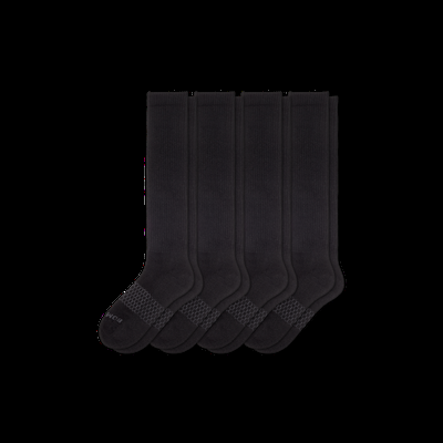 Women's Marl Knee High Socks 4-Pack - Black - Small - Bombas