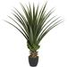 Nearly Natural 4 Spiked Agave Polyester Artificial Plant Green