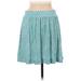 Ann Taylor LOFT Casual Skirt: Blue Print Bottoms - Women's Size Small
