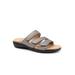 Women's Rose Sandal by Trotters in Pewter Metallic (Size 8 M)