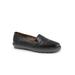 Wide Width Women's Royal Flat by Trotters in Black (Size 7 1/2 W)