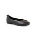 Women's Gia Ornament Flat by Trotters in Black (Size 6 1/2 M)