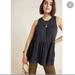 Anthropologie Tops | Anthropologie 100% Cotton Georgia Tiered Ruffle Tunic Dress Top | Color: Black | Size: S