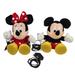 Disney Other | Disney Mickey And Minnie Mouse Plush Speakers 10" Wired | Color: Red | Size: Os