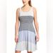 Athleta Dresses | Athleta Santa Maria Striped Tank Dress Size Small | Color: Blue/Gray | Size: S