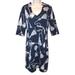 Lilly Pulitzer Dresses | Lilly Pulitzer Tassel Print Navy White Dress Medium Lined | Color: Blue/White | Size: M