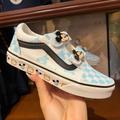 Vans Shoes | Nwt Mickey Mouse Vans Old Skool V Sneakers (Child) New In Original Box | Color: Blue/White | Size: 13b