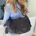 Free People Bags | Free People Boho Bnwt Pura Lopez Coachella Suede Leather Shoulder Handbag Love | Color: Gray/Silver | Size: Os