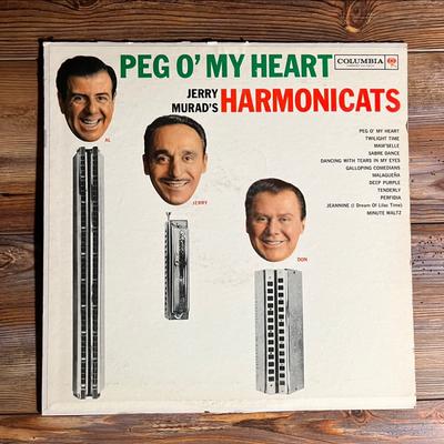Columbia Media | Jerry Murad’s Harmonicats Peg O’ My Heart Vinyl Lp Album / Columbia Records | Color: Black | Size: Os