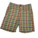 American Eagle Outfitters Shorts | American Eagle Plaid Distressed Shorts Mens Sz 33 Cotton Green Multicolor W34 | Color: Green/Red | Size: 33