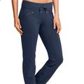 Athleta Pants & Jumpsuits | Athleta Navy Blue Metro Slouch Zipper Front Pant Size Small | Color: Blue | Size: S