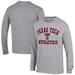 Men's Champion Gray Texas Tech Red Raiders Athletics Logo Long Sleeve T-Shirt