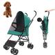 Dog Stroller, Lightweight Foldable Compact Portable Jogger Umbrella Travel Pet Stroller for Small Dogs and Cats Under 17LB,Green