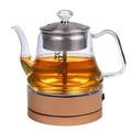 HODAGES 1L Glass Electric Kettle,Eco Water Kettle, Free Cordless Water Boiler with Stainless Steel Inner Lid & Bottom,Fast Boil Auto-Off & Boil-Dry Protection,Electric Glass Kettle 700W