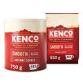 Kenco Instant Coffee Bundle | 1 x Kenco Smooth 750g Tin and 1 x Kenco Smooth 650g Refill Bag