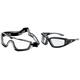 Bollé Safety COBFSPSI Cobra Hybrid Verion Schutzbrille, Einheitsgröße, klare Objektive & Safety BOLTRACPSI „Tracker“ Schutzbrille mit klaren Gläsern, Einheitsgröße